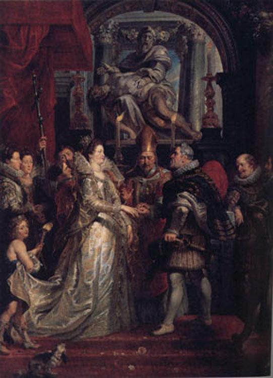 Peter Paul Rubens The Wedding by Proxy of Marie de'Medici to King Henry IV (MK01)
